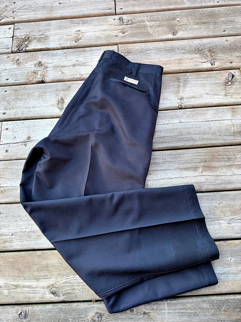 Vintage CHAPS Ralph Lauren Men’s Navy Pleated Dress Pants Trousers W36&L30